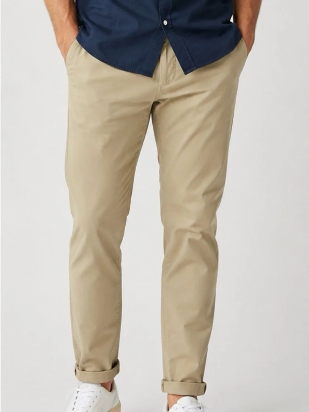 J. Crew Slim Khaki Chinos in Beige